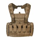 Chest Rig MKII M4 Tasmanian Tiger Coyote Brown