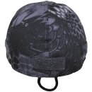 Cap Einsatz mit Klett Snake Black