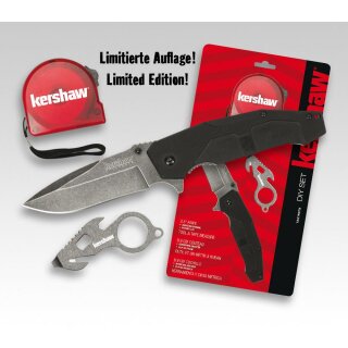 Taschenmesser EH Kershaw DIY 89mm Set mit Messer, Tool + Bandma&szlig;