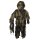 Tarnanzug Ghillie Suit Woodland XL/XXL mit Jacke, Hose, Hut und Gewehrabdeckung