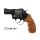 Revolver Zoraki R1 2,5&quot; Schwarz gl&auml;nzend  9mmR 6Rds ab18