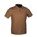Poloshirt Dark Coyote M Tactical Quick Dry