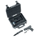 Pistole Walther P22Q R2D-Kit 9mmPAK 7Rds ab18 mit Lampe, Messer, Pfeffer, Koffer
