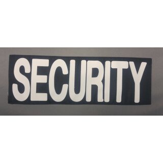 Patch Stoff Security Gro&szlig; 295 x 100mm f&uuml;r Jacke