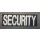 Patch Stoff Security Gro&szlig; 295 x 100mm f&uuml;r Jacke