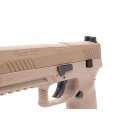 Luftpistole Sig Sauer P320 Coyote Tan 4,5mmDiabolo Co2BB ab18  Blow Back