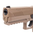 Luftpistole Sig Sauer P320 Coyote Tan 4,5mmDiabolo Co2BB ab18  Blow Back