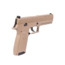 Luftpistole Sig Sauer P320 Coyote Tan 4,5mmDiabolo Co2BB ab18  Blow Back