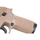 Luftpistole Sig Sauer P320 Coyote Tan 4,5mmDiabolo Co2BB ab18  Blow Back