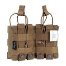 2 SGL Mag Pouch BEL HK417 Tasmanian Tiger Coyote Brown