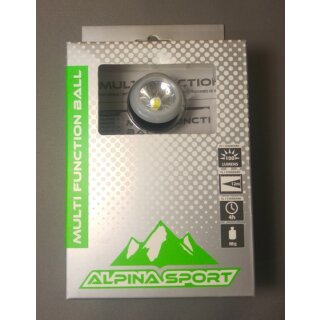 Stirnlampe Alpina Sport Multi Function Ball 100lumen Fester Akku