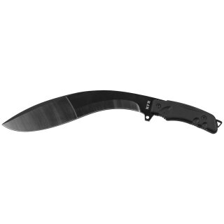 Machete Khukri Schwarz 270mm mit Nylonscheide