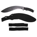 Machete Khukri Schwarz 270mm mit Nylonscheide