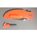 Taschenmesser EH Albainox Original Orange 72mm mit Feuerstarter