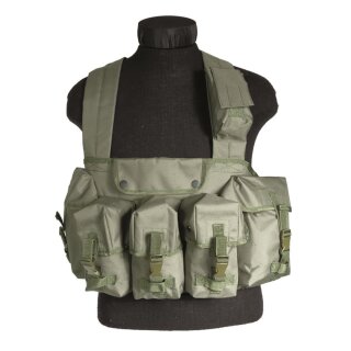 Chest Rig 6-Pocket Oliv