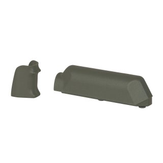 Pistolengriff &amp; Schaftbacke OD Green f&uuml;r Amoeba Striker S1