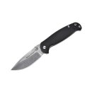 Taschenmesser EH Real Steel H6 Black Stonewashed 95mm 14C28N