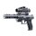 Luftpistole Walther Nighthawk 4,5mmDiabolo Co2NBB mit NH-Kompensator und Red Dot