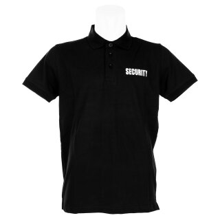 Poloshirt Security Stretch Schwarz XXL