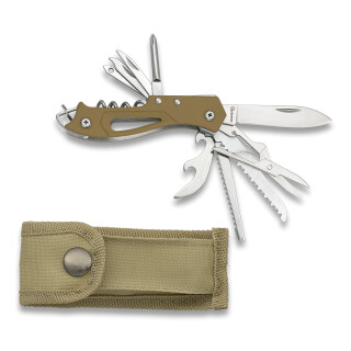 Taschenmesser ZH Albainox Multitool Coyote 61mm
