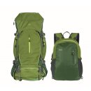 Rucksack D&ouml;rr Outdoor Pro 65L +Pro 15 gr&uuml;n 2in1