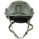 Helm US FAST-Fallschirmj&auml;ger Oliv mit Rails