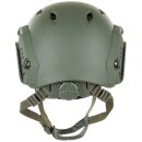Helm US FAST-Fallschirmj&auml;ger Oliv mit Rails