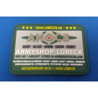 Patch PVC Armyshop L&uuml;beck 8 x 5,5cm