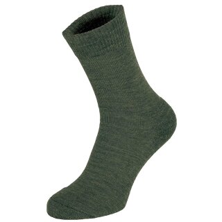 Socken Merino Oliv 42-44