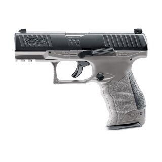 Pistole Walther PPQ M2 T4E Tungsten Grey Cal.43 Co2BB ab18