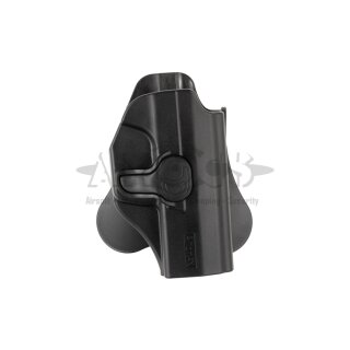 Holster Roto Amomax  f&uuml;r Walther P99 DAO Schwarz mit Sicherung