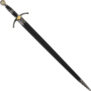 Kurzschwert Kreuzritter mit Scheide 540mm