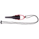 Fahrtenmesser Outdoor Mini Schwarz Rot 55mm mit Feuerstarter