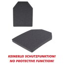 Ballistische Platten Dummy Plates 2Stck 33x25,5cm Schwarz