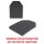 Ballistische Platten Dummy Plates 2Stck 33x25,5cm Schwarz