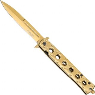 Taschenmesser EH Stiletto Gold 100mm