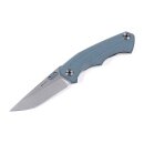 Taschenmesser EZH Real Steel Crusader Light Grey 95mm 14C28N