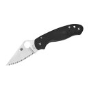 Taschenmesser EH Spyderco Para 3 Lightweight 74mm CTS-BD-1N S&auml;gezahnung Compression Lock