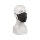 Schutzmaske V-Shape Multitarn Black Ripstop mit Nasenb&uuml;gel f&uuml;r Brillentr&auml;ger