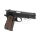 Pistole WE M1911 Full Metal v3 Schwarz 6mmBB GBB 15Rds ab18