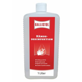 H&auml;ndedesinfektion Ballistol 1000ml in Flasche MHD 5/23 Statt 14,95&euro; nur