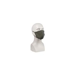 Schutzmaske V-Shape Oliv Ripstop mit Nasenb&uuml;gel f&uuml;r Brillentr&auml;ger