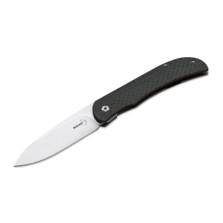 Taschenmesser EH B&ouml;ker Plus Exskelibur I 89mm CPM-S-35VN Framelock Carbon