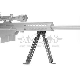 Zweibein Bipod Snow Wolf f&uuml;r M82A1 Schwarz