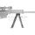 Zweibein Bipod Snow Wolf f&uuml;r M82A1 Schwarz