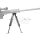 Zweibein Bipod Snow Wolf f&uuml;r M82A1 Schwarz