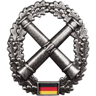 BW Barettabzeichen Artillerietruppe Metall