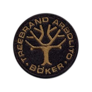 Patch Stoff B&ouml;ker Schwarz 50mm