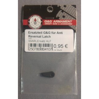 Ersatzteil G&amp;G f&uuml;r Anti Reversal Latch f&uuml;r GR14 u.A.