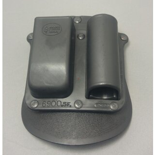 Holster Paddle Fobus 6900.SF. f&uuml;r Magazin Glock und Taschenlampe 25mm (TK20/Surefire)